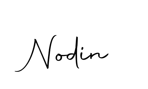 How to make Nodin signature? Autography-DOLnW is a professional autograph style. Create handwritten signature for Nodin name. Nodin signature style 10 images and pictures png