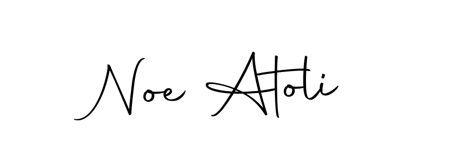 Design your own signature with our free online signature maker. With this signature software, you can create a handwritten (Autography-DOLnW) signature for name Noe Atoli. Noe Atoli signature style 10 images and pictures png