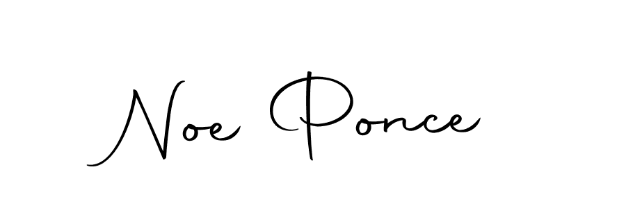 Create a beautiful signature design for name Noe Ponce. With this signature (Autography-DOLnW) fonts, you can make a handwritten signature for free. Noe Ponce signature style 10 images and pictures png