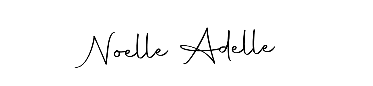 Make a beautiful signature design for name Noelle Adelle. Use this online signature maker to create a handwritten signature for free. Noelle Adelle signature style 10 images and pictures png