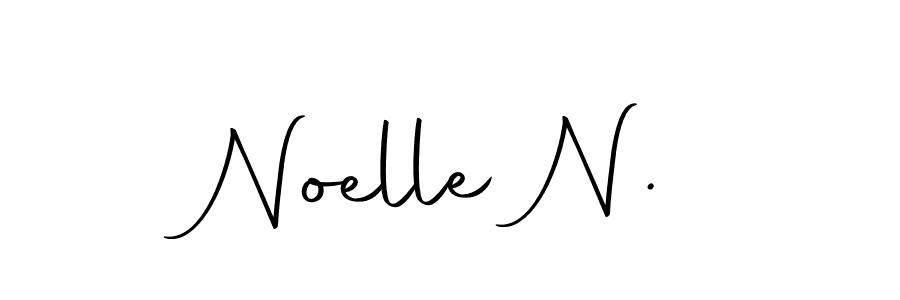 Make a beautiful signature design for name Noelle N.. Use this online signature maker to create a handwritten signature for free. Noelle N. signature style 10 images and pictures png