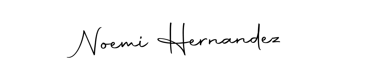 How to make Noemi Hernandez name signature. Use Autography-DOLnW style for creating short signs online. This is the latest handwritten sign. Noemi Hernandez signature style 10 images and pictures png