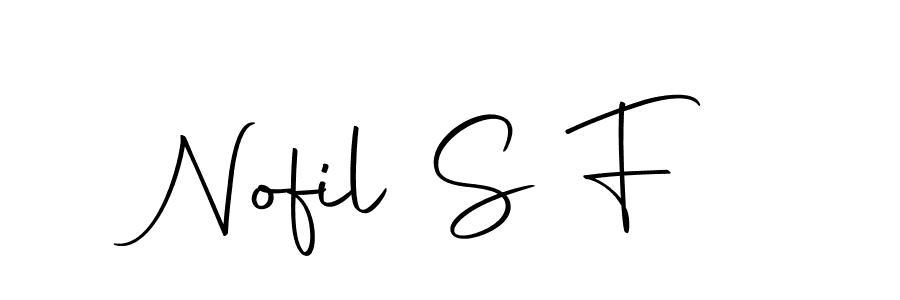 Once you've used our free online signature maker to create your best signature Autography-DOLnW style, it's time to enjoy all of the benefits that Nofil S F name signing documents. Nofil S F signature style 10 images and pictures png