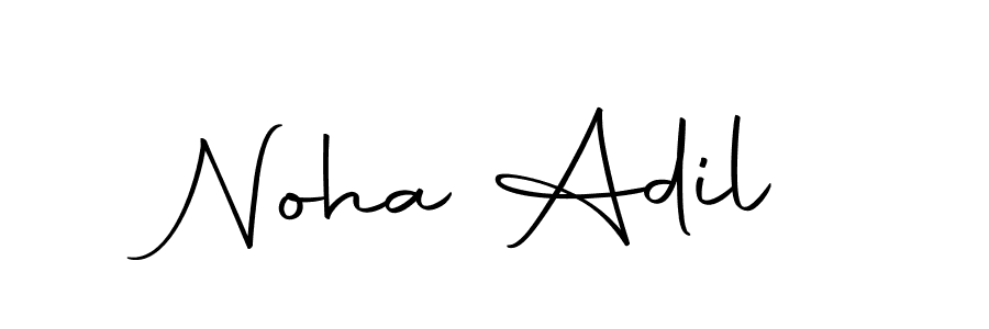 Noha Adil stylish signature style. Best Handwritten Sign (Autography-DOLnW) for my name. Handwritten Signature Collection Ideas for my name Noha Adil. Noha Adil signature style 10 images and pictures png