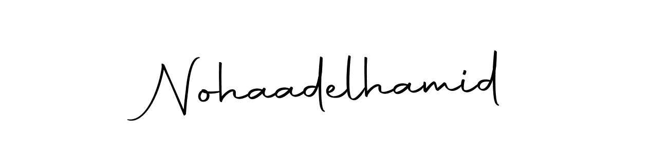 It looks lik you need a new signature style for name Nohaadelhamid. Design unique handwritten (Autography-DOLnW) signature with our free signature maker in just a few clicks. Nohaadelhamid signature style 10 images and pictures png