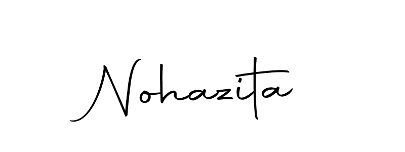 Similarly Autography-DOLnW is the best handwritten signature design. Signature creator online .You can use it as an online autograph creator for name Nohazita. Nohazita signature style 10 images and pictures png