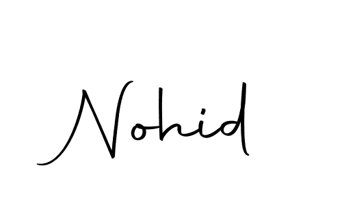 Make a beautiful signature design for name Nohid. With this signature (Autography-DOLnW) style, you can create a handwritten signature for free. Nohid signature style 10 images and pictures png