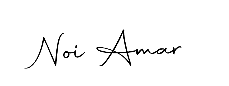 How to make Noi Amar name signature. Use Autography-DOLnW style for creating short signs online. This is the latest handwritten sign. Noi Amar signature style 10 images and pictures png