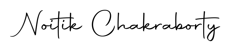 Create an unforgettable impression when signing with Noitik Chakraborty name styled in Autography-DOLnW typography. 100% free online generator. Noitik Chakraborty signature style 10 images and pictures png