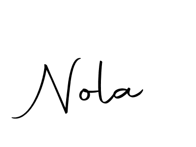 How to make Nola signature? Autography-DOLnW is a professional autograph style. Create handwritten signature for Nola name. Nola signature style 10 images and pictures png