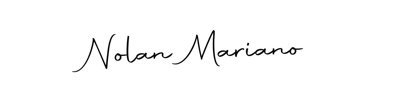 How to make Nolan Mariano signature? Autography-DOLnW is a professional autograph style. Create handwritten signature for Nolan Mariano name. Nolan Mariano signature style 10 images and pictures png