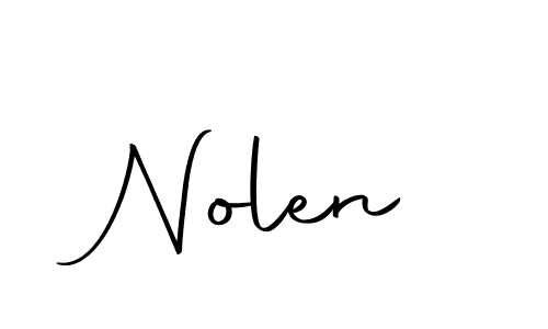 Also we have Nolen name is the best signature style. Create professional handwritten signature collection using Autography-DOLnW autograph style. Nolen signature style 10 images and pictures png