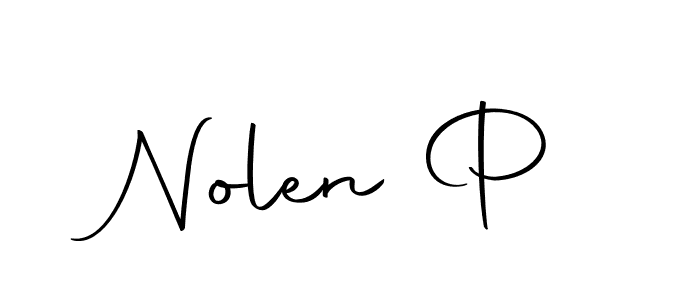 Nolen P stylish signature style. Best Handwritten Sign (Autography-DOLnW) for my name. Handwritten Signature Collection Ideas for my name Nolen P. Nolen P signature style 10 images and pictures png
