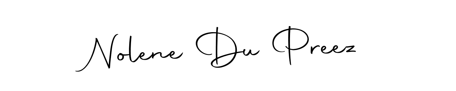 You should practise on your own different ways (Autography-DOLnW) to write your name (Nolene Du Preez) in signature. don't let someone else do it for you. Nolene Du Preez signature style 10 images and pictures png