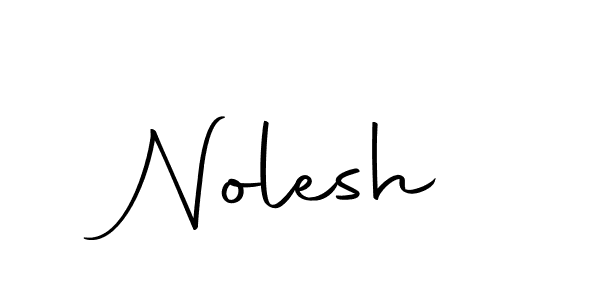 if you are searching for the best signature style for your name Nolesh. so please give up your signature search. here we have designed multiple signature styles  using Autography-DOLnW. Nolesh signature style 10 images and pictures png