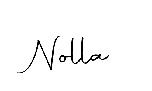 How to make Nolla signature? Autography-DOLnW is a professional autograph style. Create handwritten signature for Nolla name. Nolla signature style 10 images and pictures png