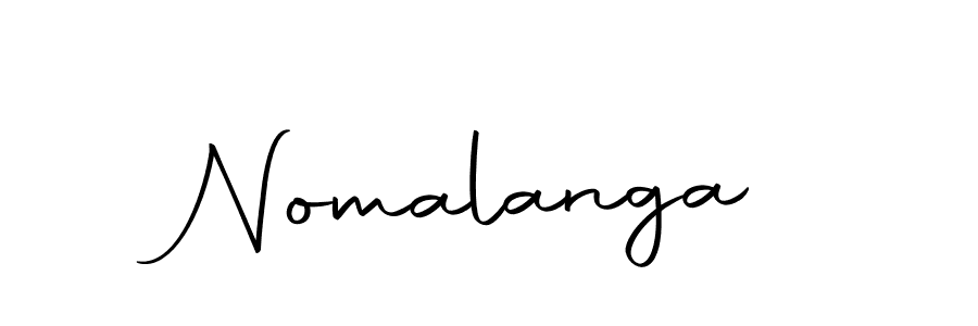 Create a beautiful signature design for name Nomalanga. With this signature (Autography-DOLnW) fonts, you can make a handwritten signature for free. Nomalanga signature style 10 images and pictures png