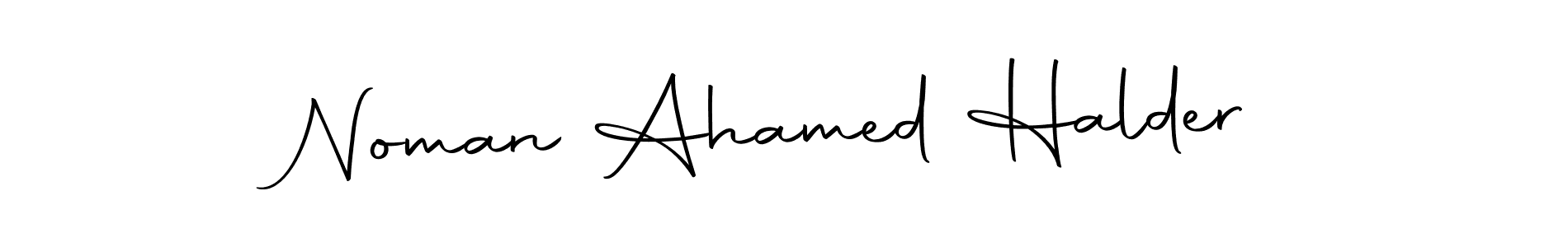 Create a beautiful signature design for name Noman Ahamed Halder. With this signature (Autography-DOLnW) fonts, you can make a handwritten signature for free. Noman Ahamed Halder signature style 10 images and pictures png