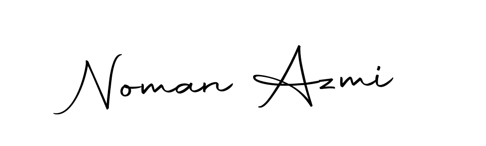 Create a beautiful signature design for name Noman Azmi. With this signature (Autography-DOLnW) fonts, you can make a handwritten signature for free. Noman Azmi signature style 10 images and pictures png