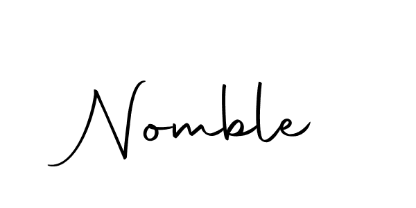 Here are the top 10 professional signature styles for the name Nomble. These are the best autograph styles you can use for your name. Nomble signature style 10 images and pictures png