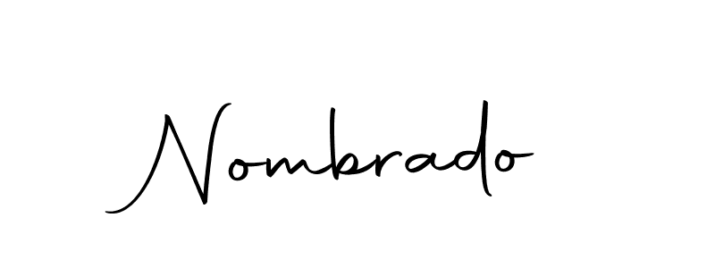 Use a signature maker to create a handwritten signature online. With this signature software, you can design (Autography-DOLnW) your own signature for name Nombrado. Nombrado signature style 10 images and pictures png