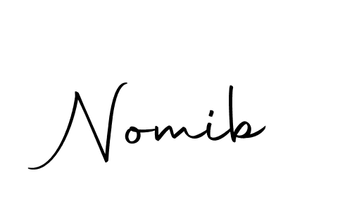 Nomib stylish signature style. Best Handwritten Sign (Autography-DOLnW) for my name. Handwritten Signature Collection Ideas for my name Nomib. Nomib signature style 10 images and pictures png
