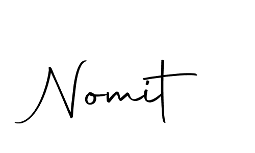 You should practise on your own different ways (Autography-DOLnW) to write your name (Nomit) in signature. don't let someone else do it for you. Nomit signature style 10 images and pictures png