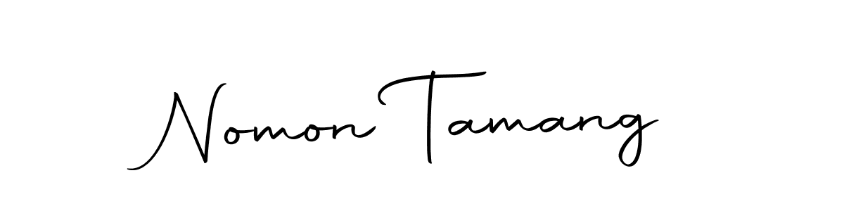 How to make Nomon Tamang signature? Autography-DOLnW is a professional autograph style. Create handwritten signature for Nomon Tamang name. Nomon Tamang signature style 10 images and pictures png