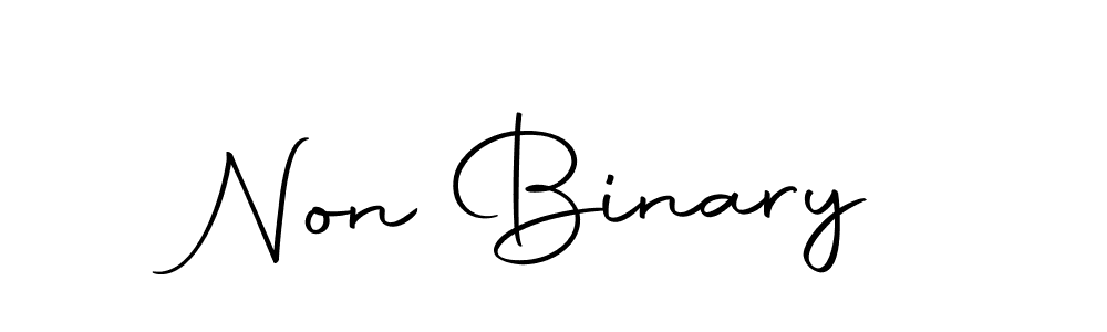 Here are the top 10 professional signature styles for the name Non Binary. These are the best autograph styles you can use for your name. Non Binary signature style 10 images and pictures png