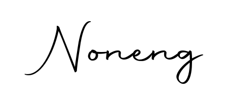A classic penmanship look for Noneng. The Autography-DOLnW font brings timeless elegance and confidence to every signed document. Noneng signature style 10 images and pictures png