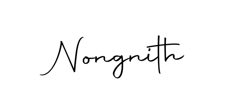 Here are the top 10 professional signature styles for the name Nongnith. These are the best autograph styles you can use for your name. Nongnith signature style 10 images and pictures png