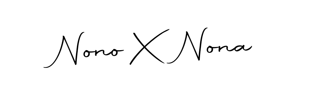 Make a beautiful signature design for name Nono X Nona. With this signature (Autography-DOLnW) style, you can create a handwritten signature for free. Nono X Nona signature style 10 images and pictures png