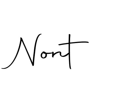 The best way (Autography-DOLnW) to make a short signature is to pick only two or three words in your name. The name Nont include a total of six letters. For converting this name. Nont signature style 10 images and pictures png