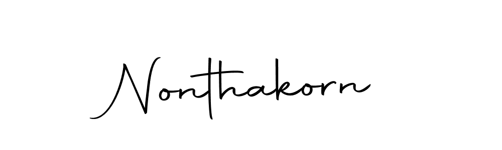 Here are the top 10 professional signature styles for the name Nonthakorn. These are the best autograph styles you can use for your name. Nonthakorn signature style 10 images and pictures png