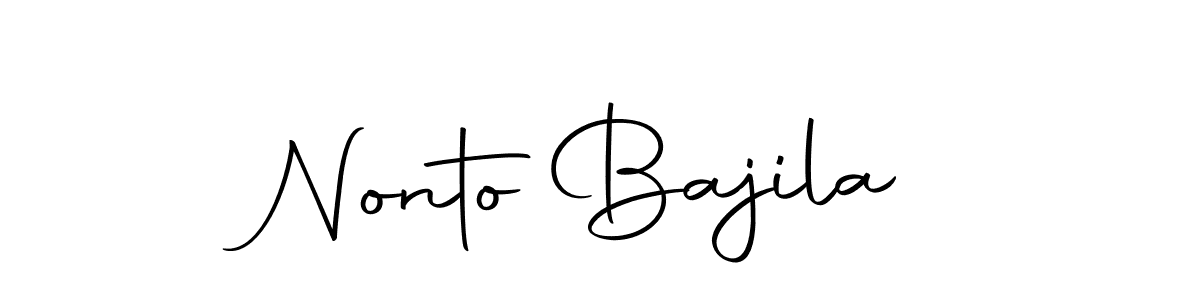 Best and Professional Signature Style for Nonto Bajila. Autography-DOLnW Best Signature Style Collection. Nonto Bajila signature style 10 images and pictures png