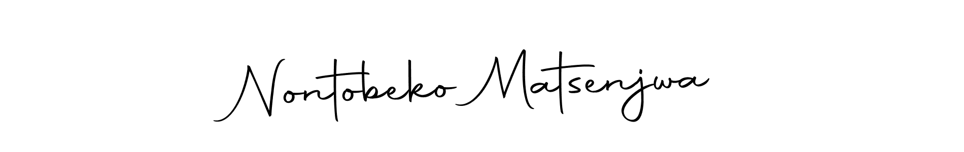 Make a short Nontobeko Matsenjwa signature style. Manage your documents anywhere anytime using Autography-DOLnW. Create and add eSignatures, submit forms, share and send files easily. Nontobeko Matsenjwa signature style 10 images and pictures png