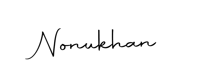 Also we have Nonukhan name is the best signature style. Create professional handwritten signature collection using Autography-DOLnW autograph style. Nonukhan signature style 10 images and pictures png