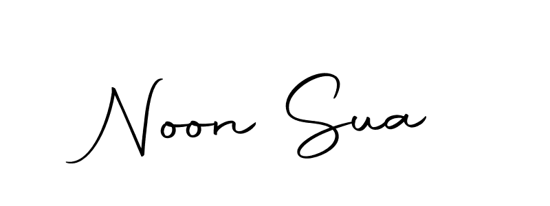 Create a beautiful signature design for name Noon Sua. With this signature (Autography-DOLnW) fonts, you can make a handwritten signature for free. Noon Sua signature style 10 images and pictures png