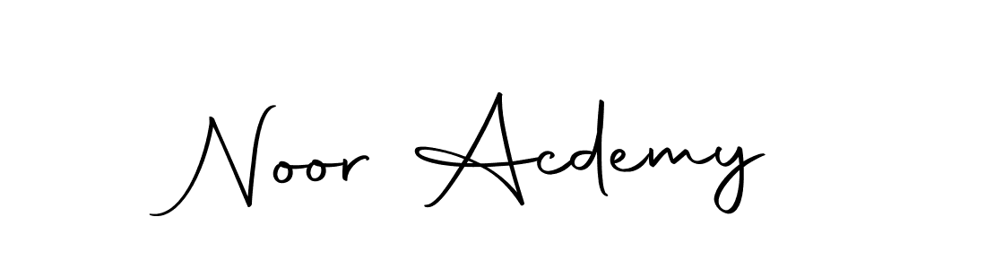 You can use this online signature creator to create a handwritten signature for the name Noor Acdemy. This is the best online autograph maker. Noor Acdemy signature style 10 images and pictures png