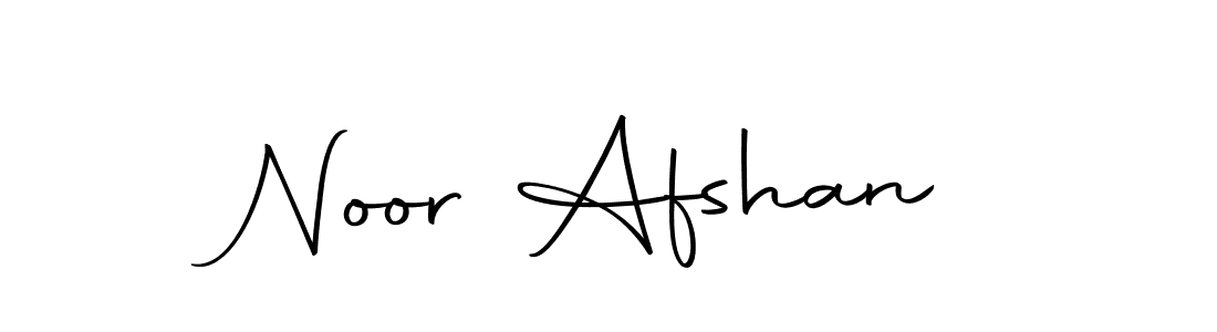 Use a signature maker to create a handwritten signature online. With this signature software, you can design (Autography-DOLnW) your own signature for name Noor Afshan. Noor Afshan signature style 10 images and pictures png