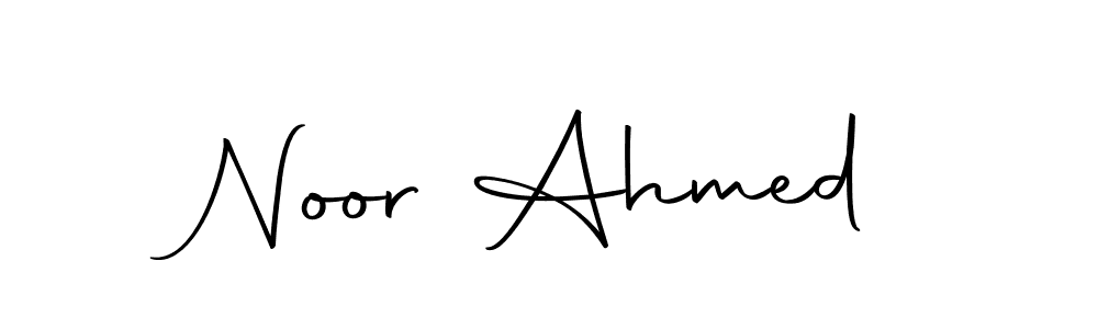 Make a beautiful signature design for name Noor Ahmed. With this signature (Autography-DOLnW) style, you can create a handwritten signature for free. Noor Ahmed signature style 10 images and pictures png