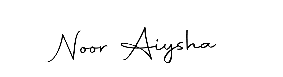 Create a beautiful signature design for name Noor Aiysha. With this signature (Autography-DOLnW) fonts, you can make a handwritten signature for free. Noor Aiysha signature style 10 images and pictures png