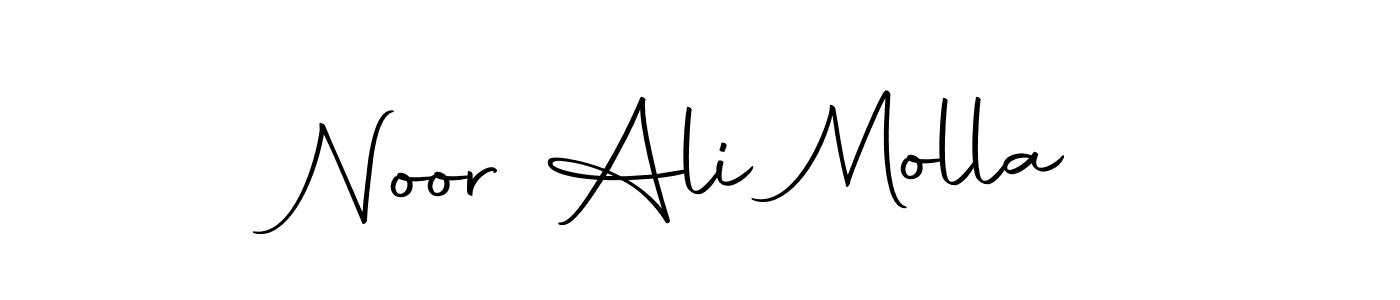 Use a signature maker to create a handwritten signature online. With this signature software, you can design (Autography-DOLnW) your own signature for name Noor Ali Molla. Noor Ali Molla signature style 10 images and pictures png