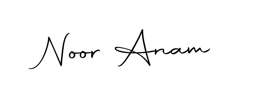 if you are searching for the best signature style for your name Noor Anam. so please give up your signature search. here we have designed multiple signature styles  using Autography-DOLnW. Noor Anam signature style 10 images and pictures png