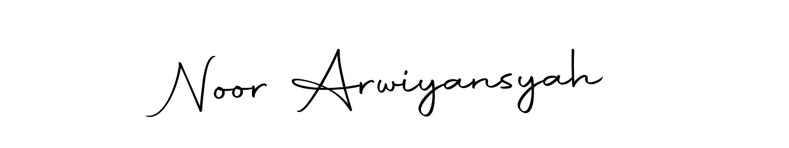 Noor Arwiyansyah stylish signature style. Best Handwritten Sign (Autography-DOLnW) for my name. Handwritten Signature Collection Ideas for my name Noor Arwiyansyah. Noor Arwiyansyah signature style 10 images and pictures png