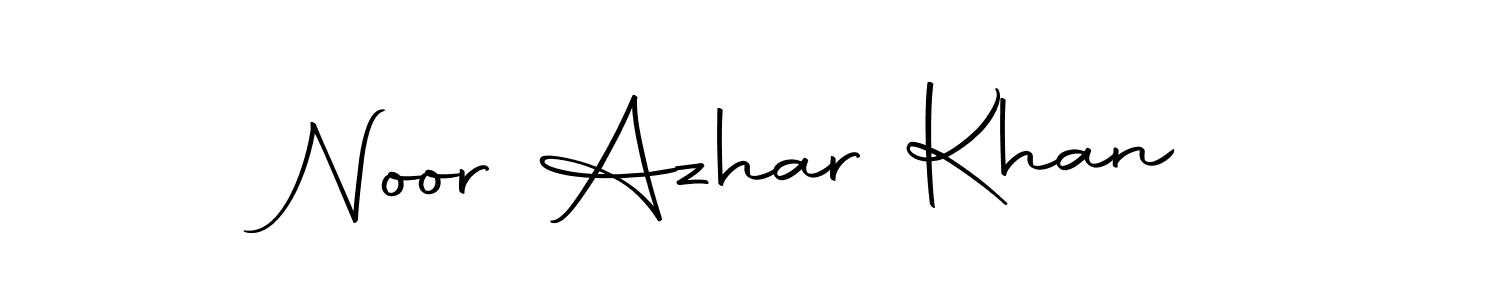 Make a beautiful signature design for name Noor Azhar Khan. With this signature (Autography-DOLnW) style, you can create a handwritten signature for free. Noor Azhar Khan signature style 10 images and pictures png