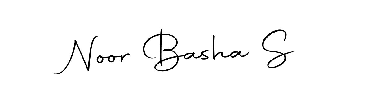 Create a beautiful signature design for name Noor Basha S. With this signature (Autography-DOLnW) fonts, you can make a handwritten signature for free. Noor Basha S signature style 10 images and pictures png