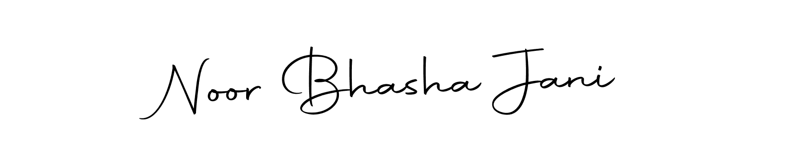 Similarly Autography-DOLnW is the best handwritten signature design. Signature creator online .You can use it as an online autograph creator for name Noor Bhasha Jani. Noor Bhasha Jani signature style 10 images and pictures png