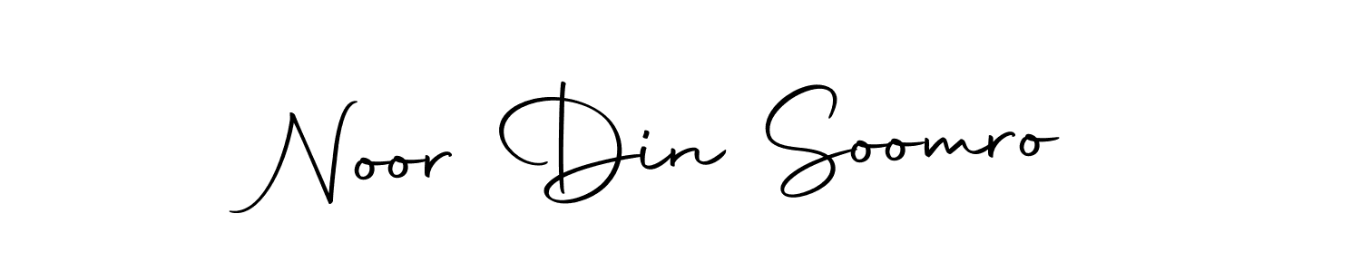 Also we have Noor Din Soomro name is the best signature style. Create professional handwritten signature collection using Autography-DOLnW autograph style. Noor Din Soomro signature style 10 images and pictures png