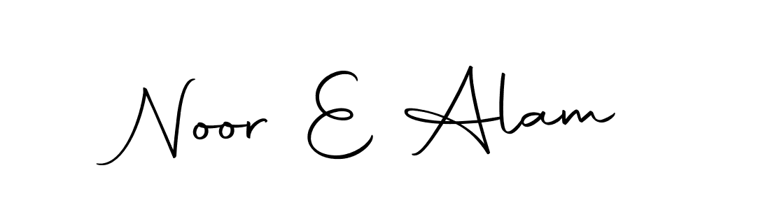 How to make Noor E Alam name signature. Use Autography-DOLnW style for creating short signs online. This is the latest handwritten sign. Noor E Alam signature style 10 images and pictures png